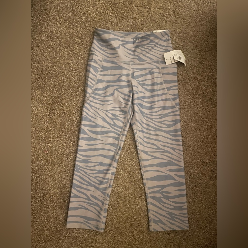 purple zebra print leggings
